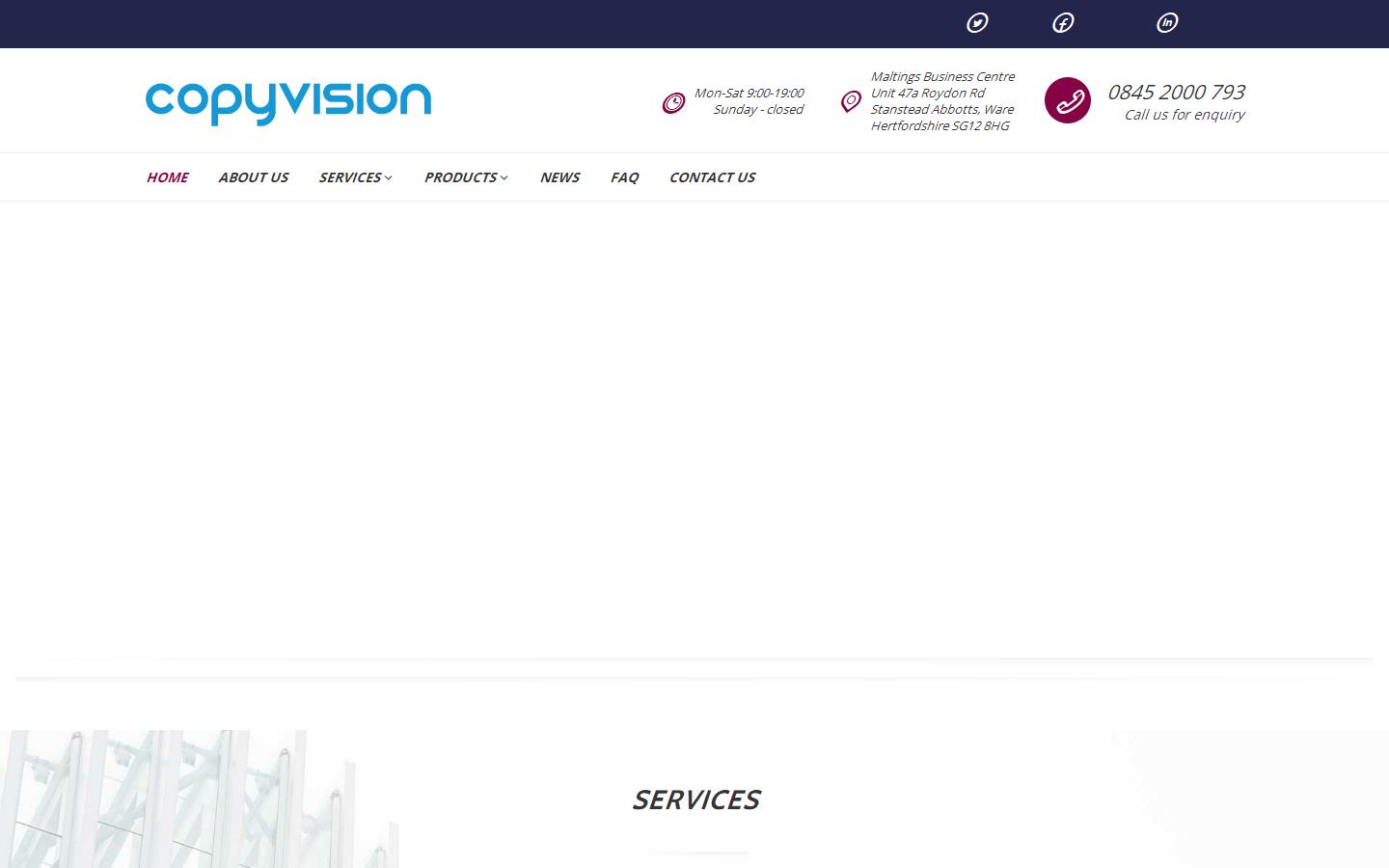 Copyvision Website