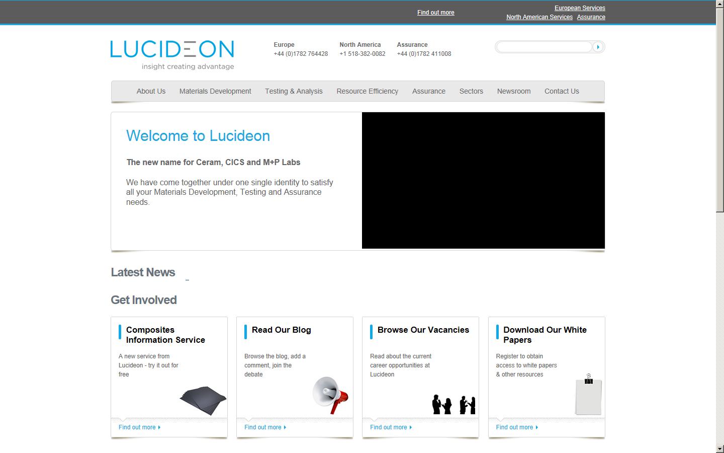 Lucideon Website