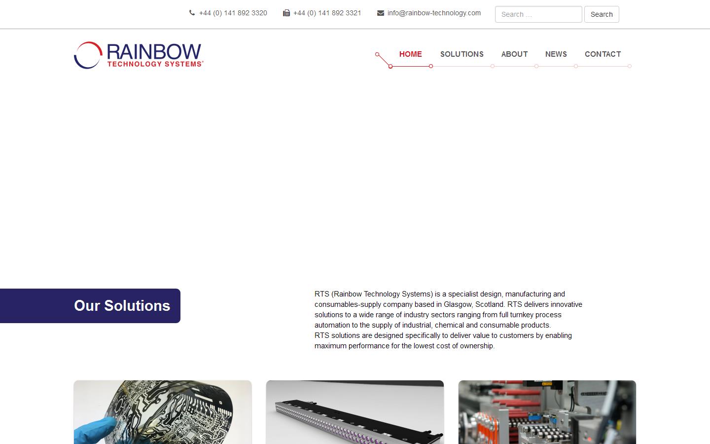 Rainbow technology systems Website