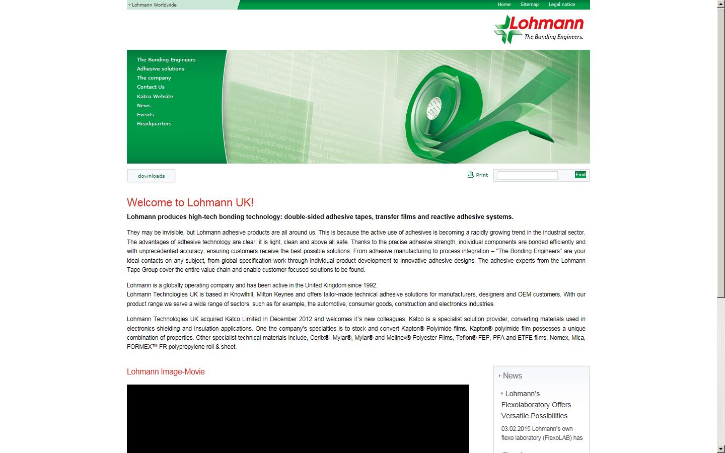 Lohmann Technologies Ltd Website