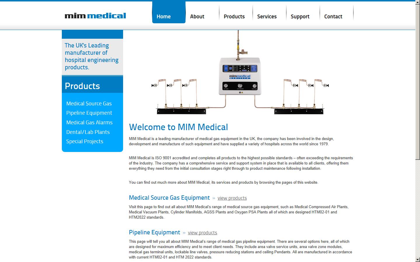 MIM Medical Ltd Website