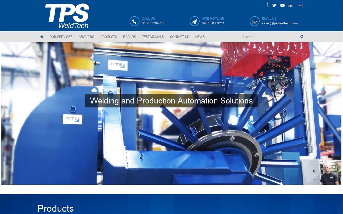 TPS Weldtech Website