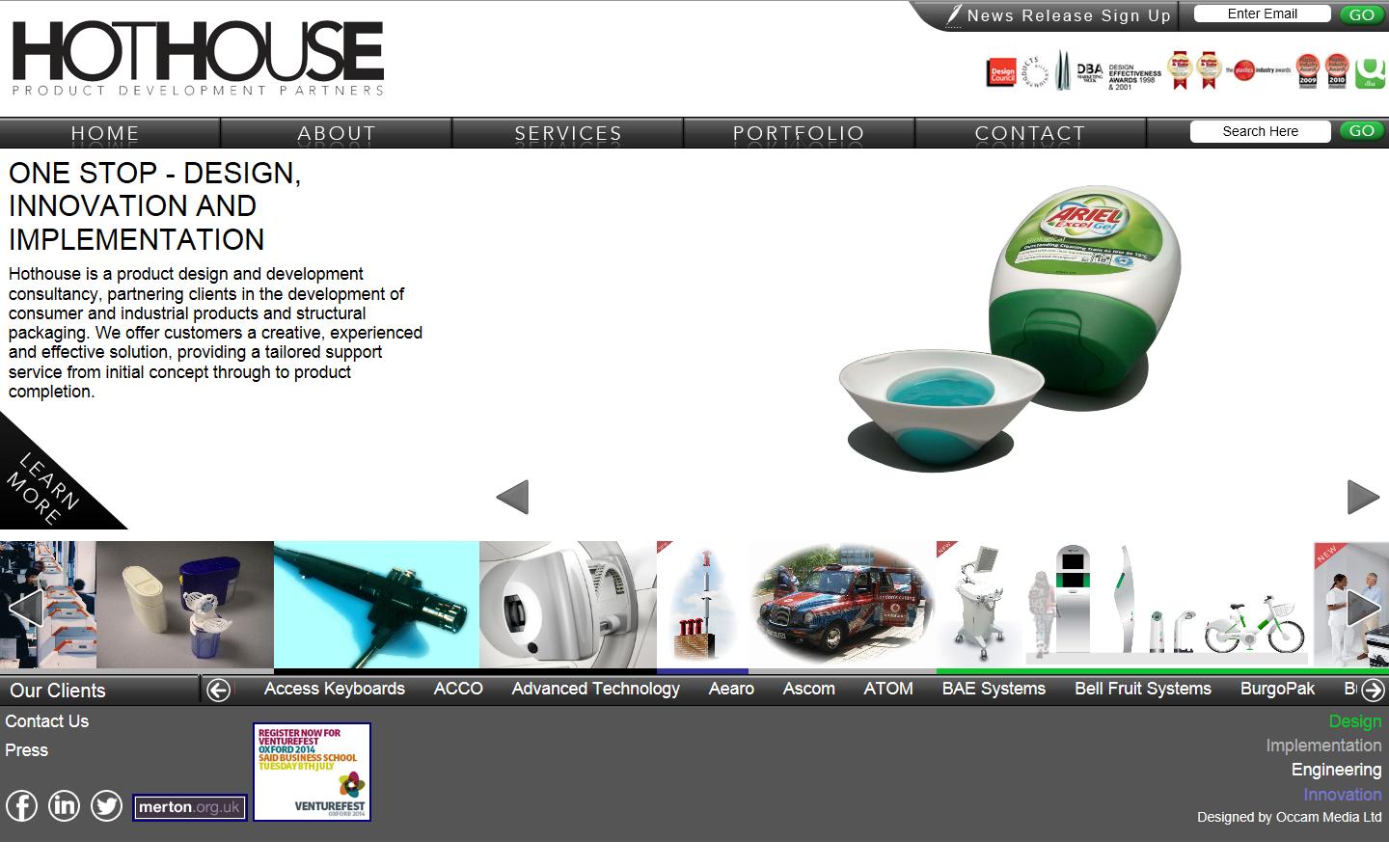 Hothouse Design Website