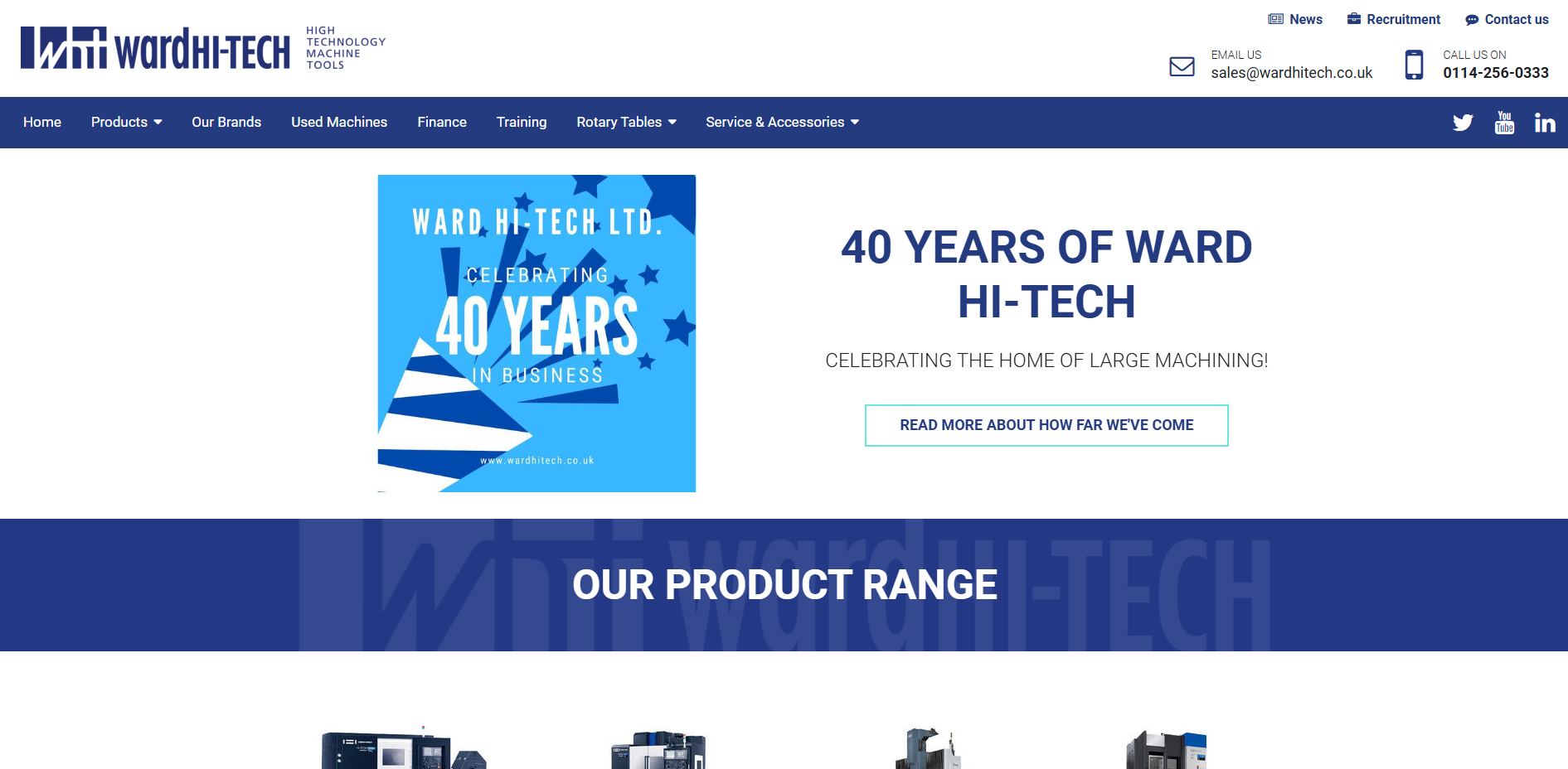 Ward Hi-tech Website