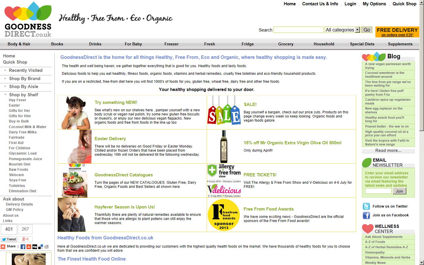 House of Goodness Ltd Website