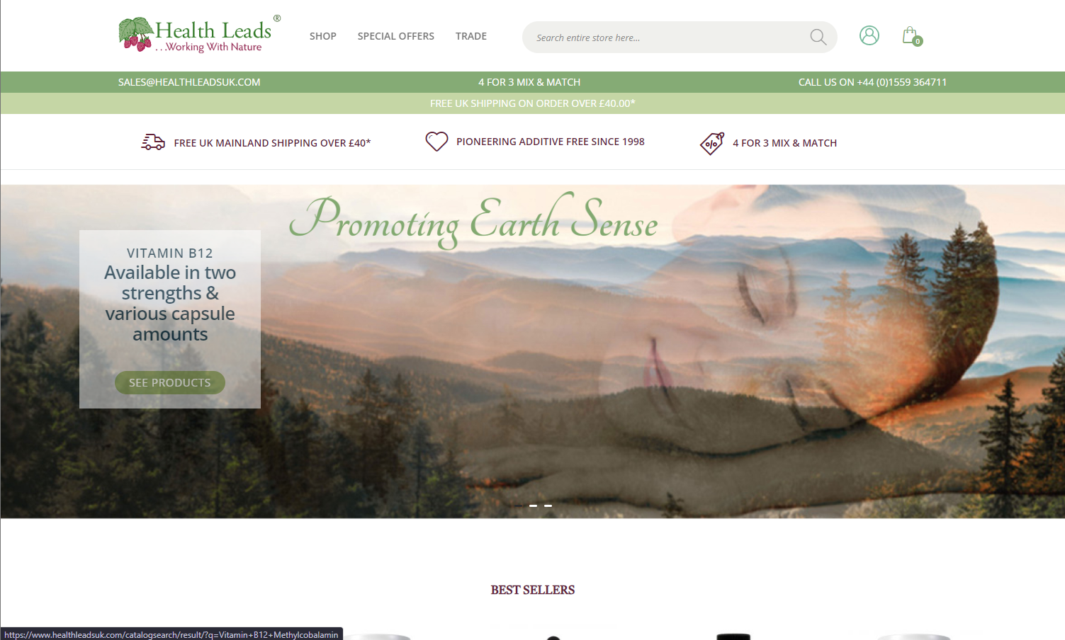 Health Leads UK Ltd Website