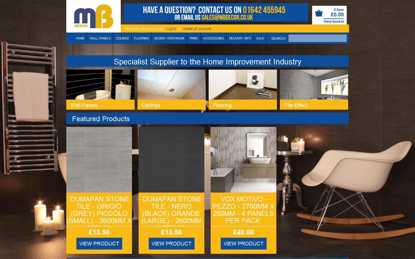 MB Decor Website