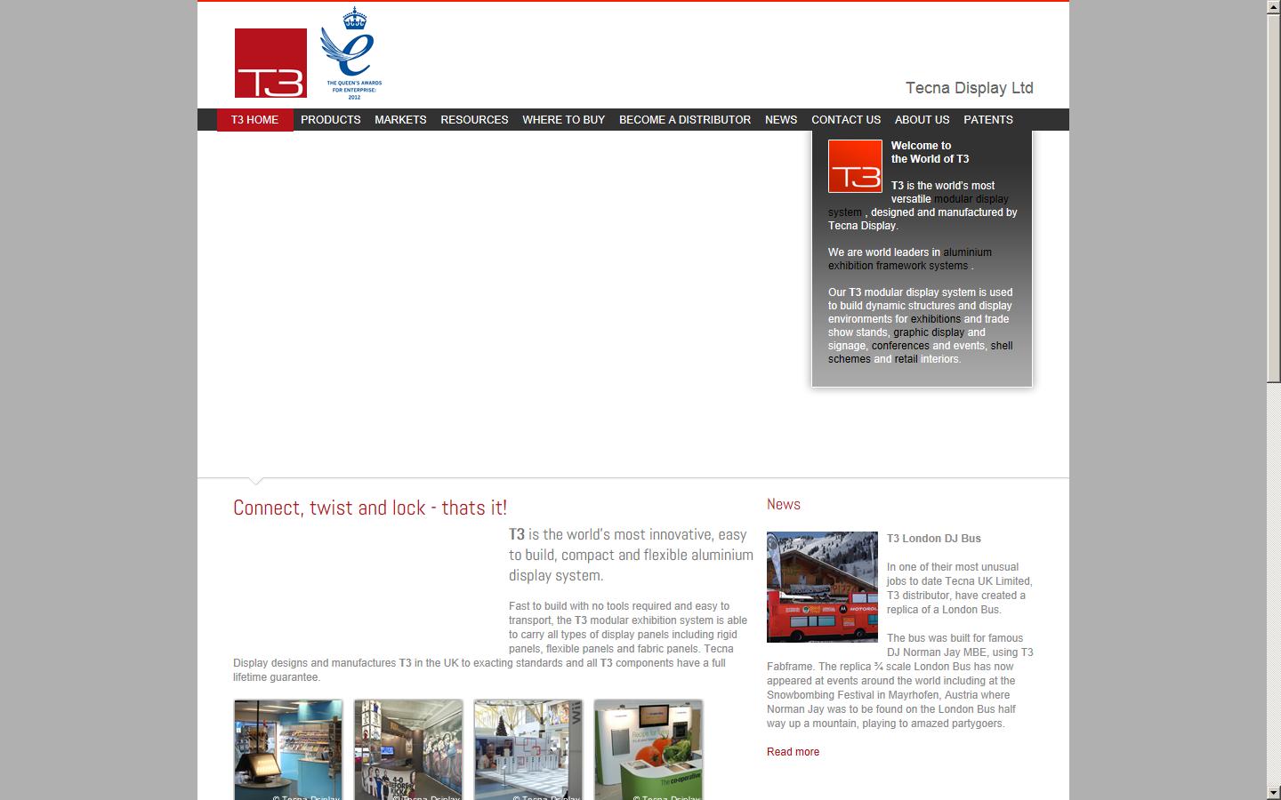 Tecna Display Ltd Website