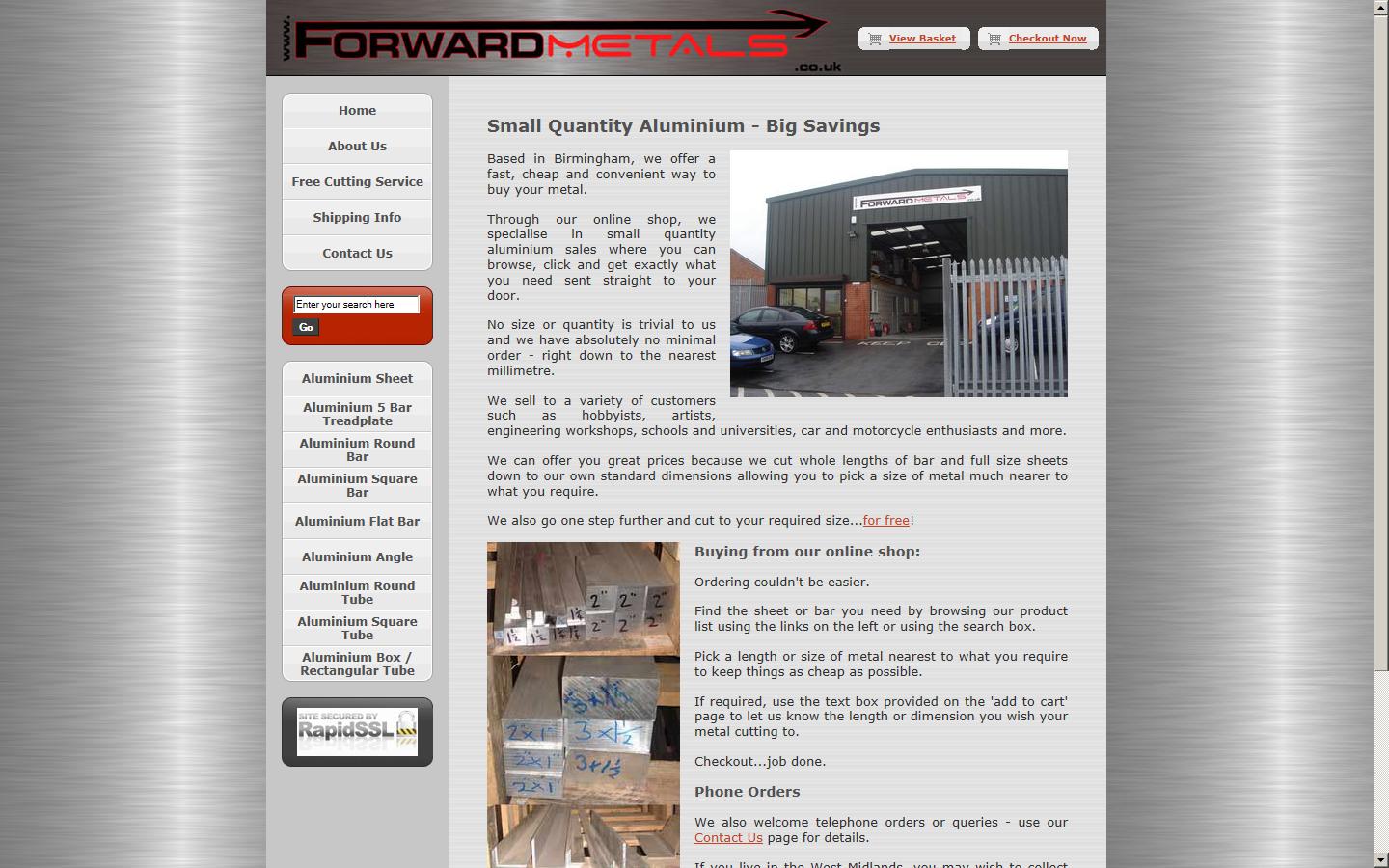 Forward Metals Ltd Website