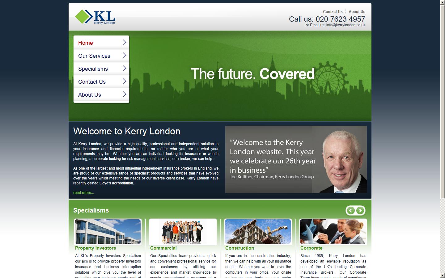 Kerry London Ltd Website
