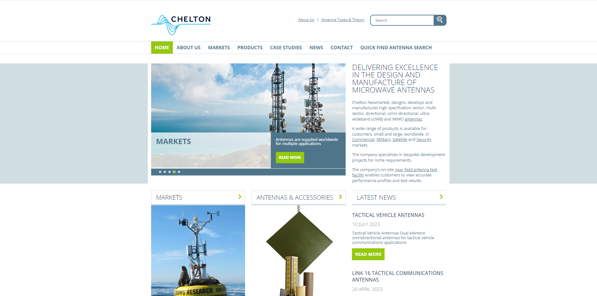 Chelton Ltd Website