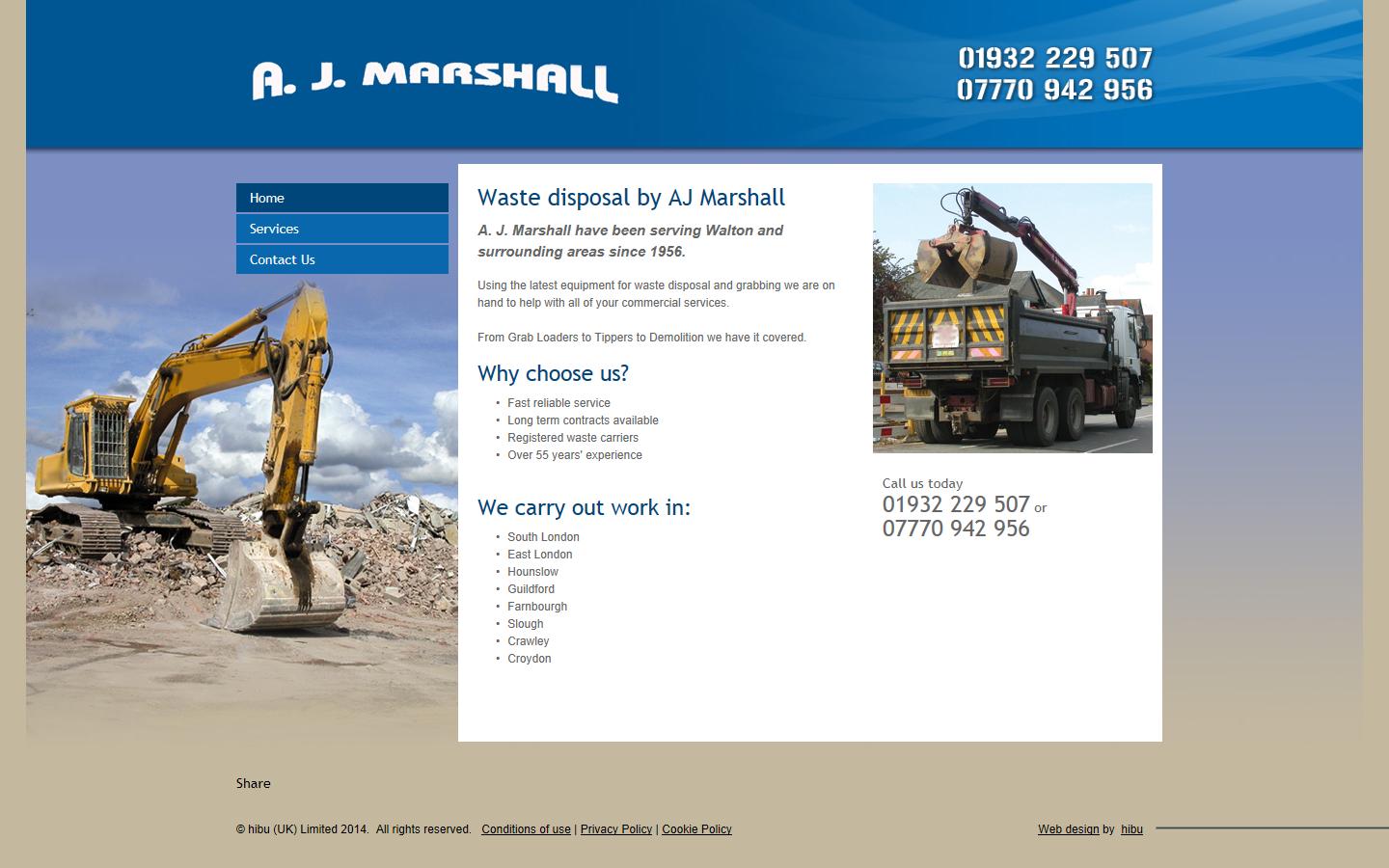 A.J. Marshall Website