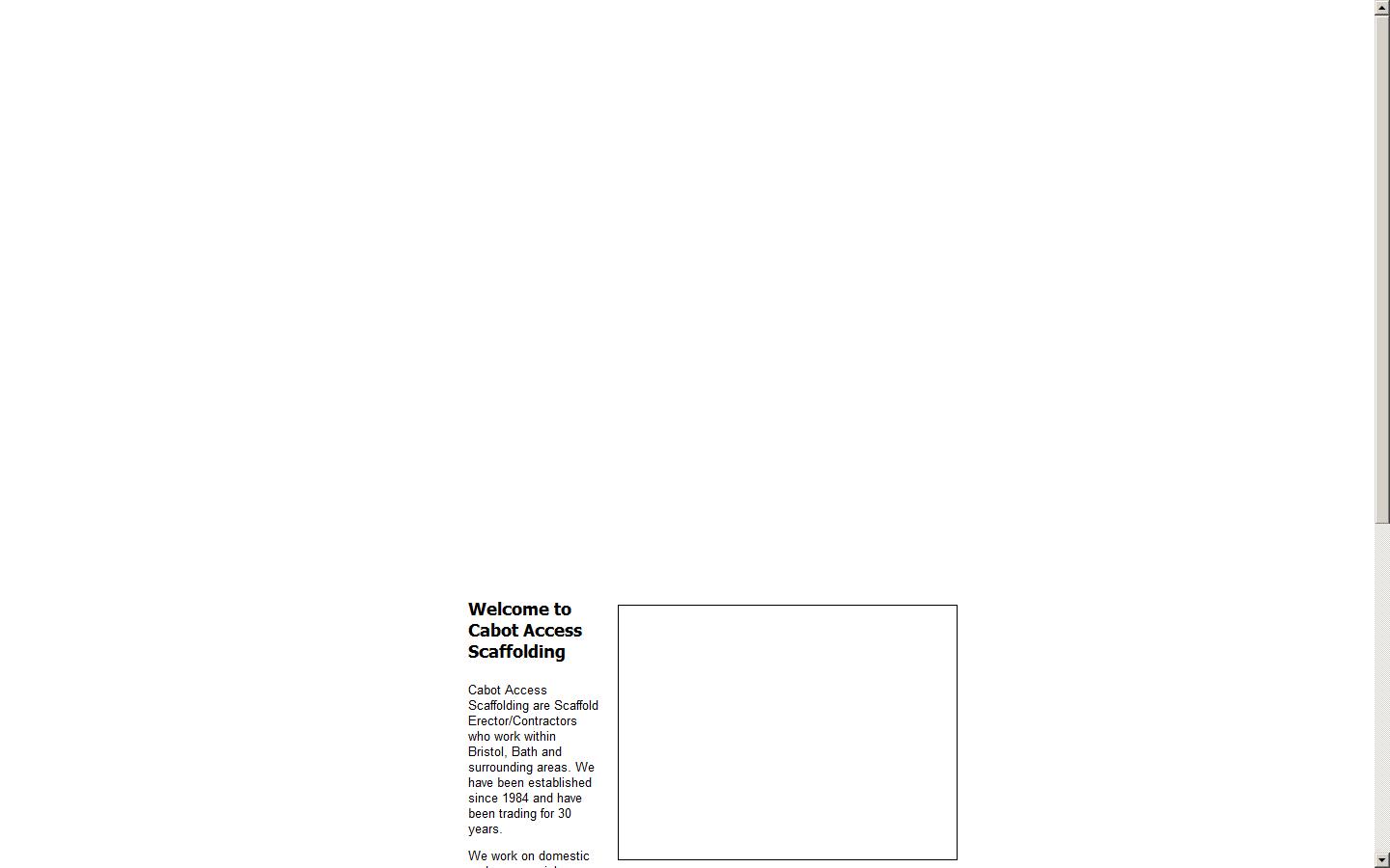 Cabot Access Towers Hire & Sales Ltd Website