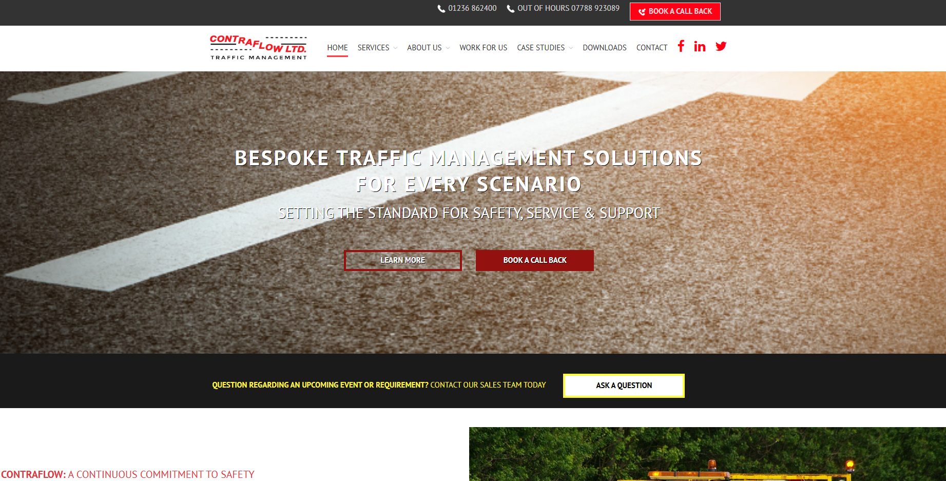 Contraflow Ltd Website