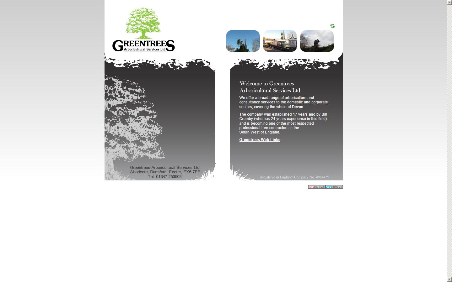 Greentrees Arboricultural Services Ltd Website