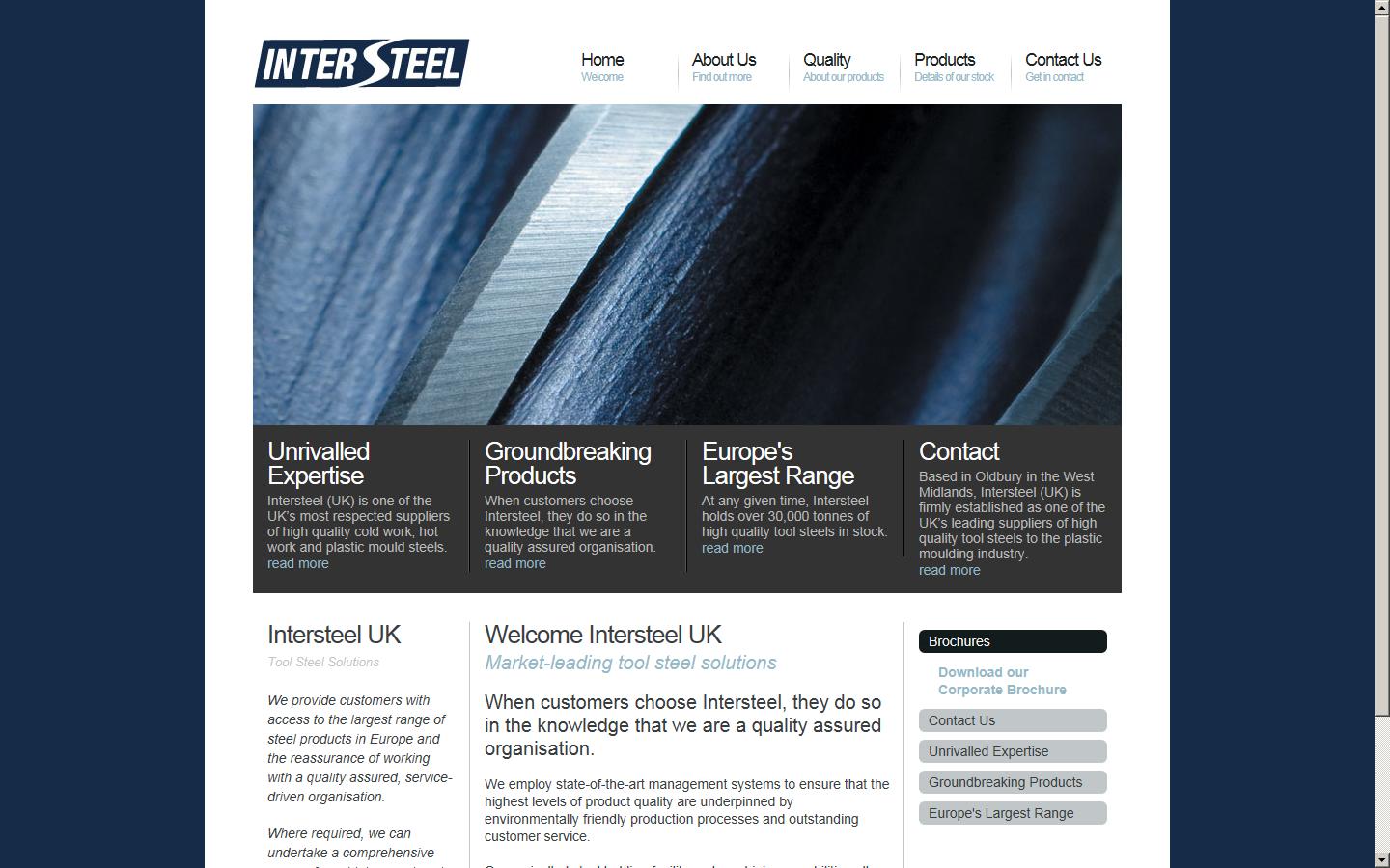 Intersteel Website