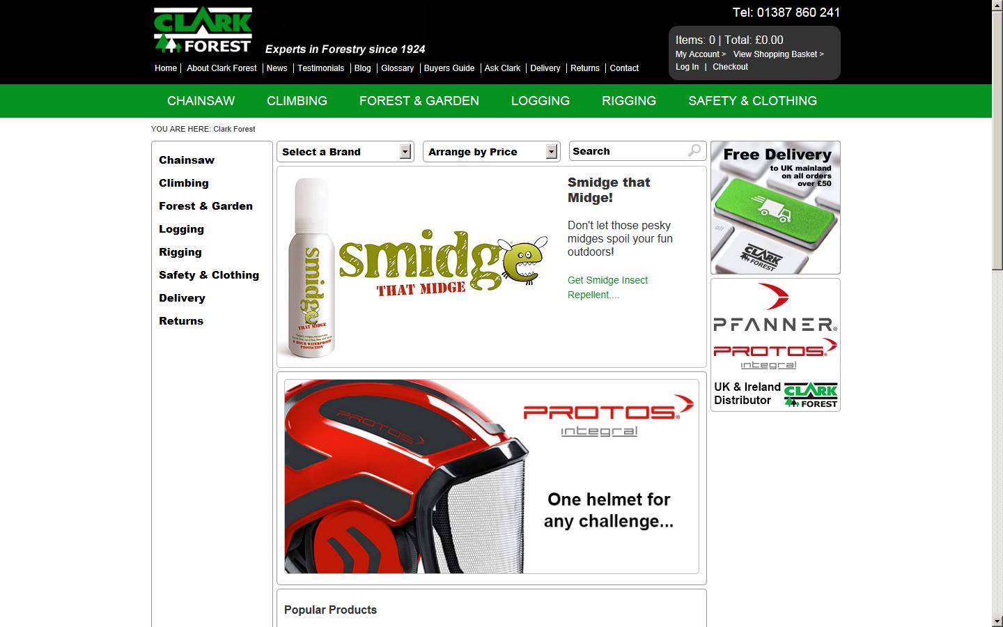 Clark Forest Website