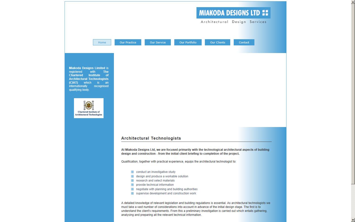 Miakoda Designs Ltd Website