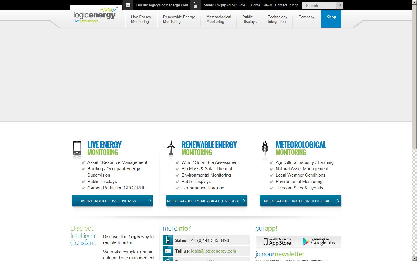 Logic Energy Ltd Website