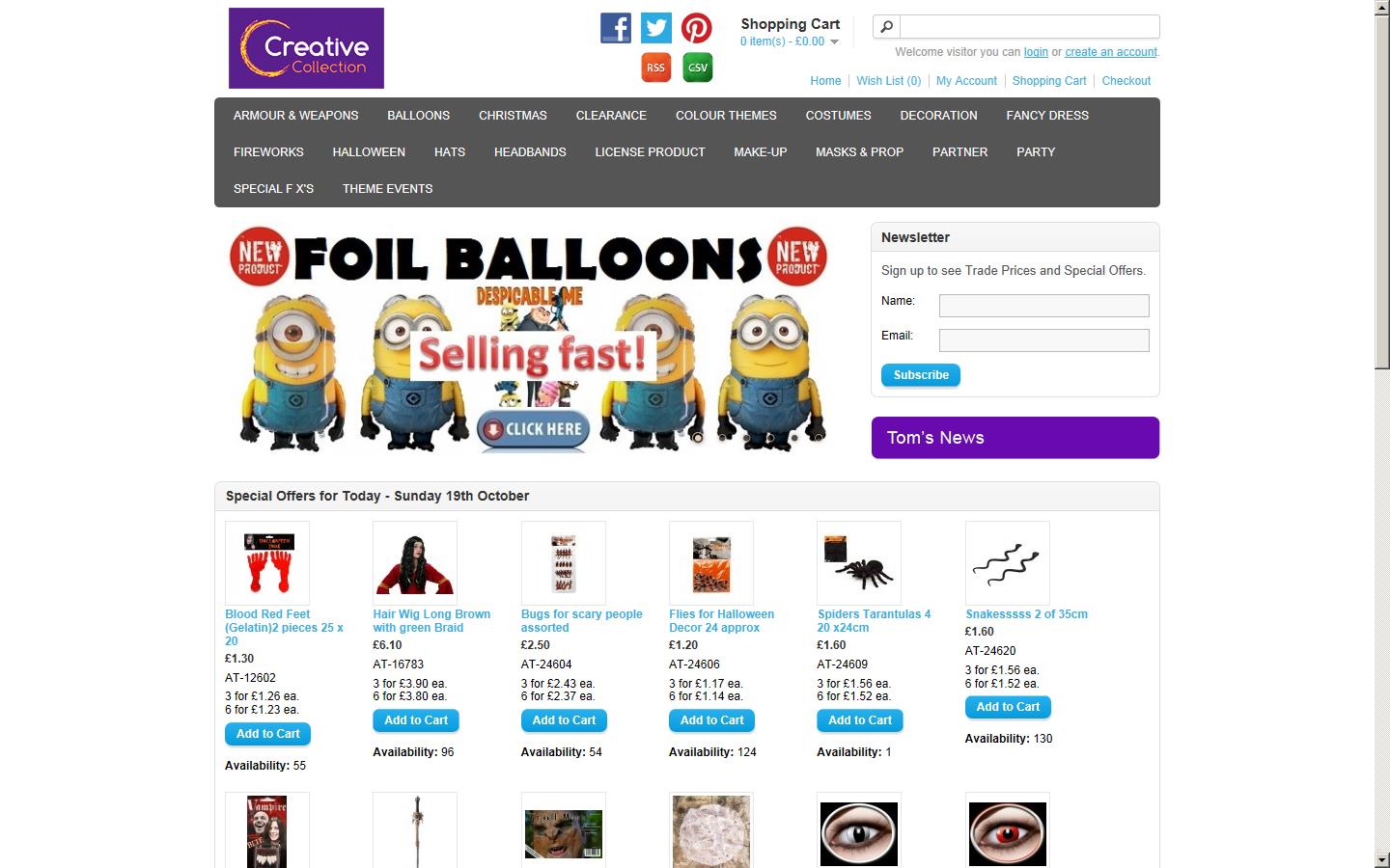 Creative Collection Website