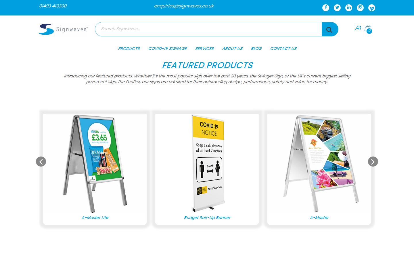 Signwaves Ltd Website