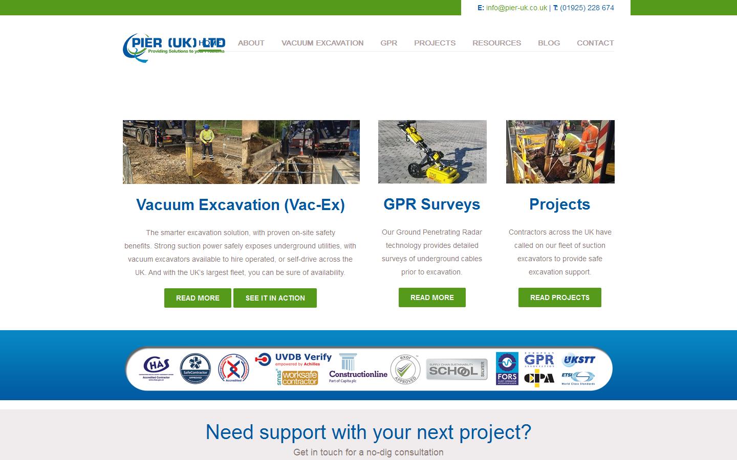 Pier (UK) Ltd Website