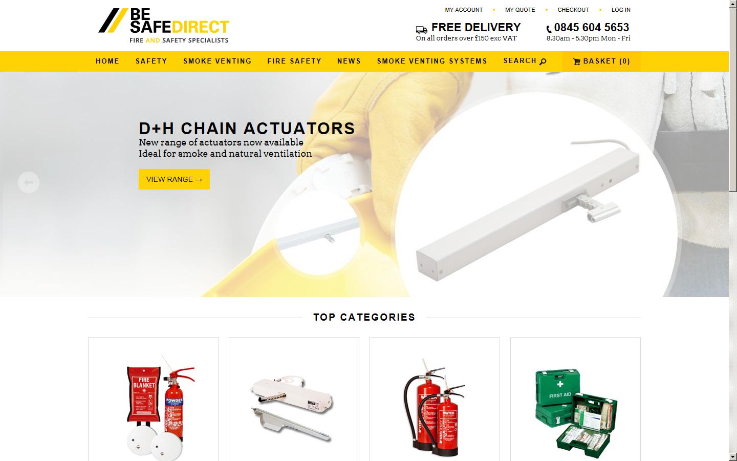 Be Safe Direct Website