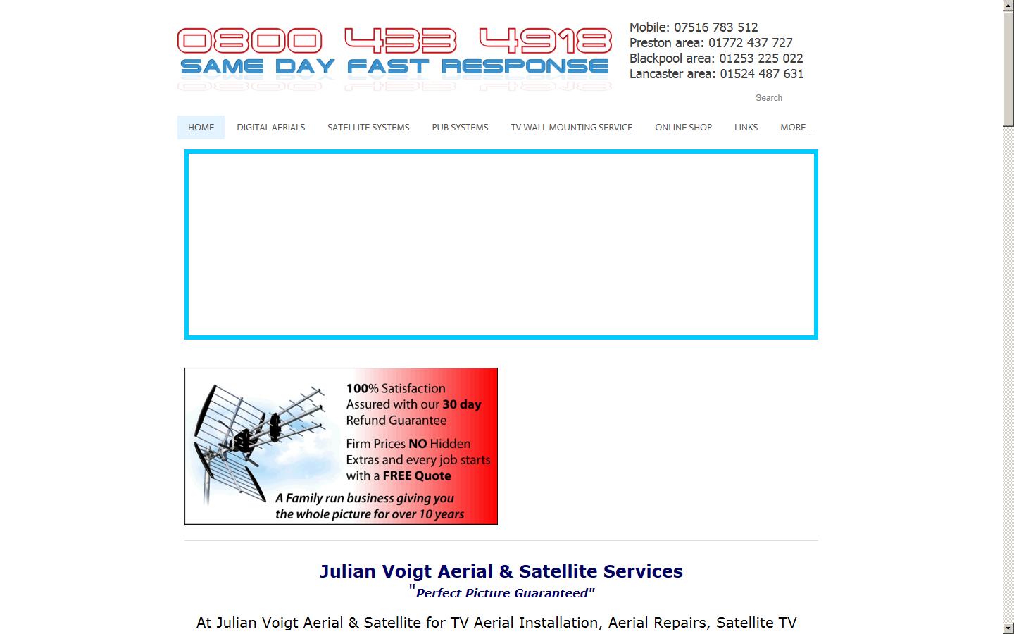 Julian Voigt Aerial & Satellite Website