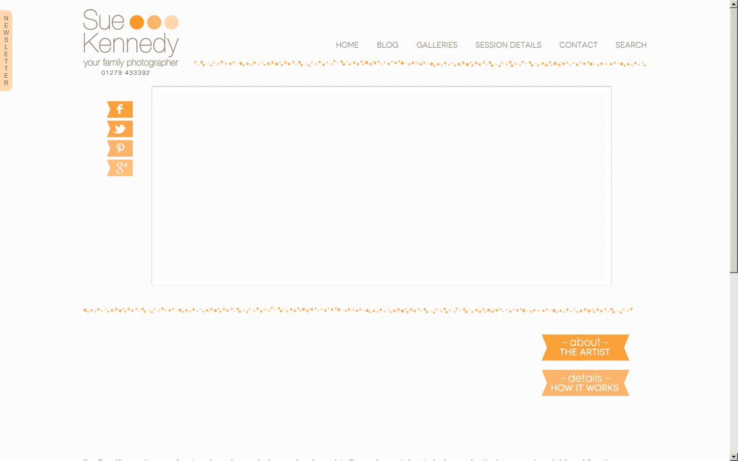 Sue Kennedy Photography Website