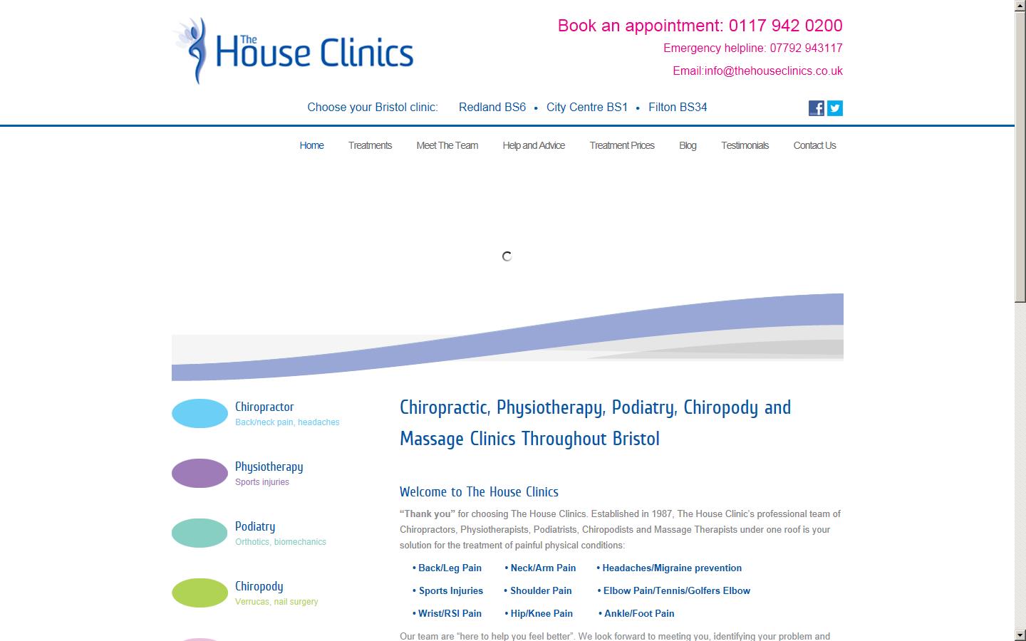 Redland House Clinic Website
