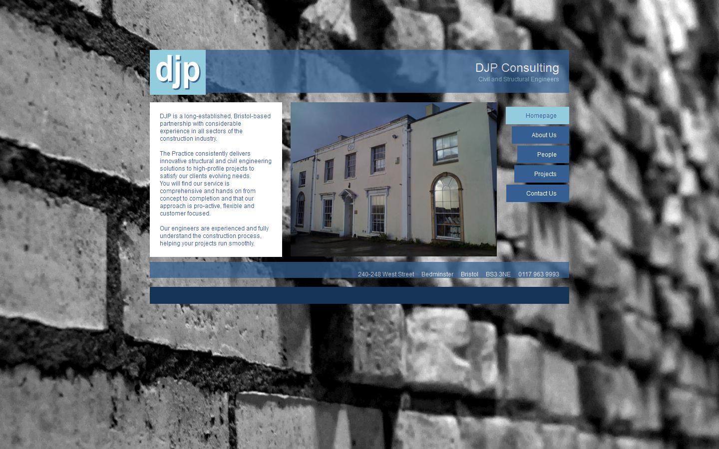 DJP Consulting Engineers Website