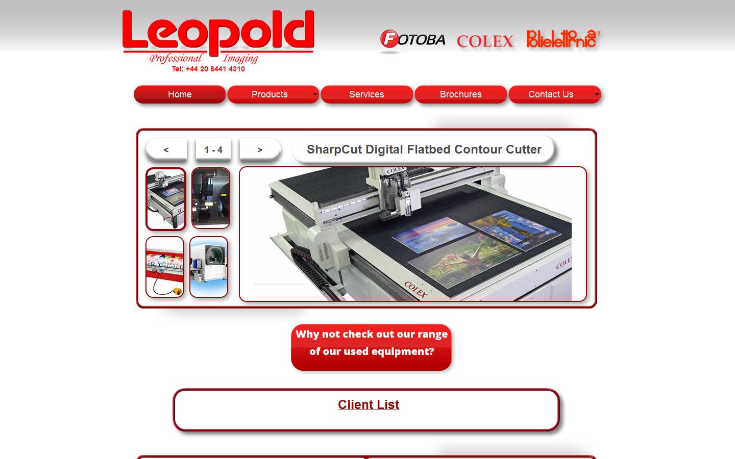 Leopold Professional Imaging Website