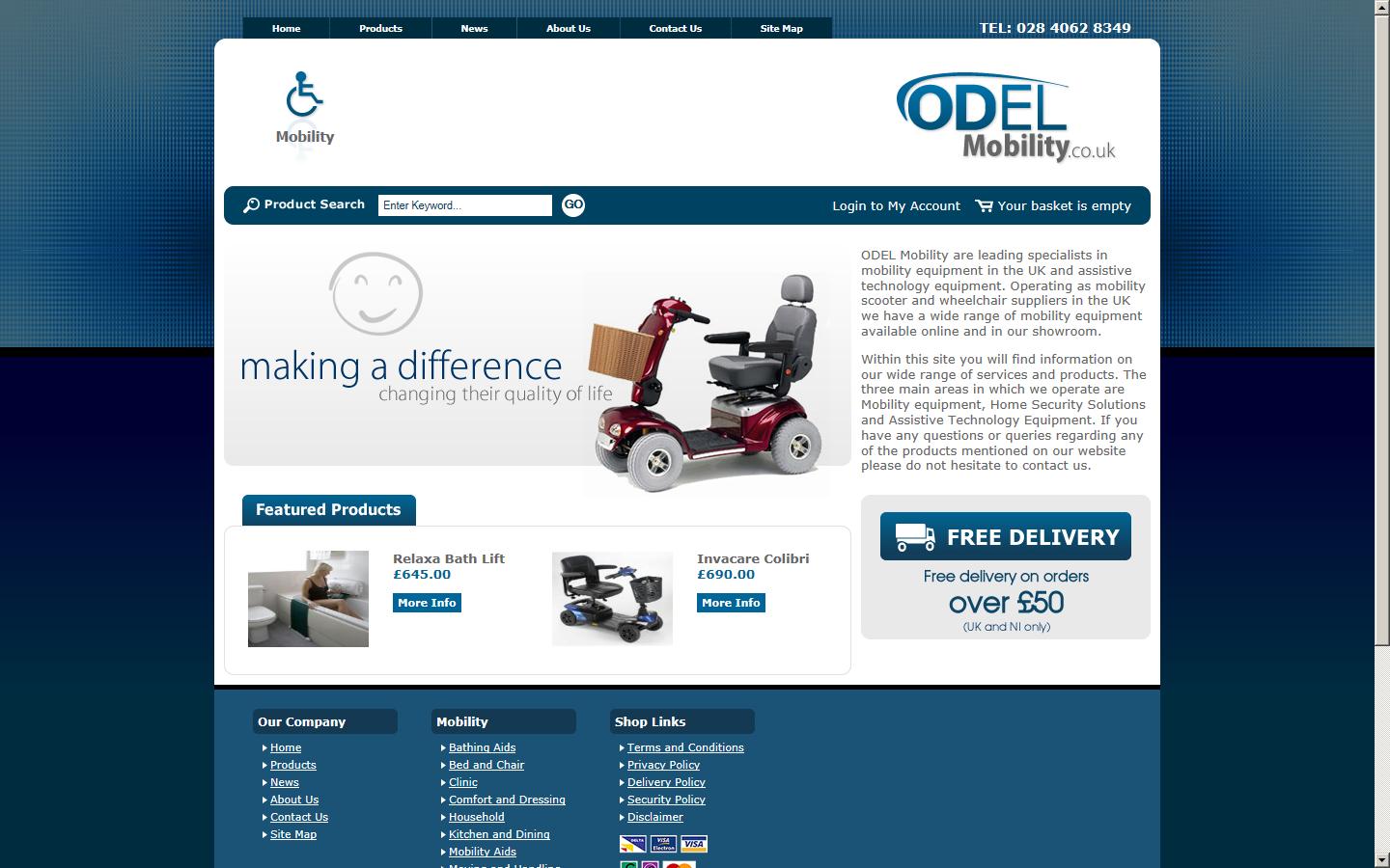 Odel Mobility Website