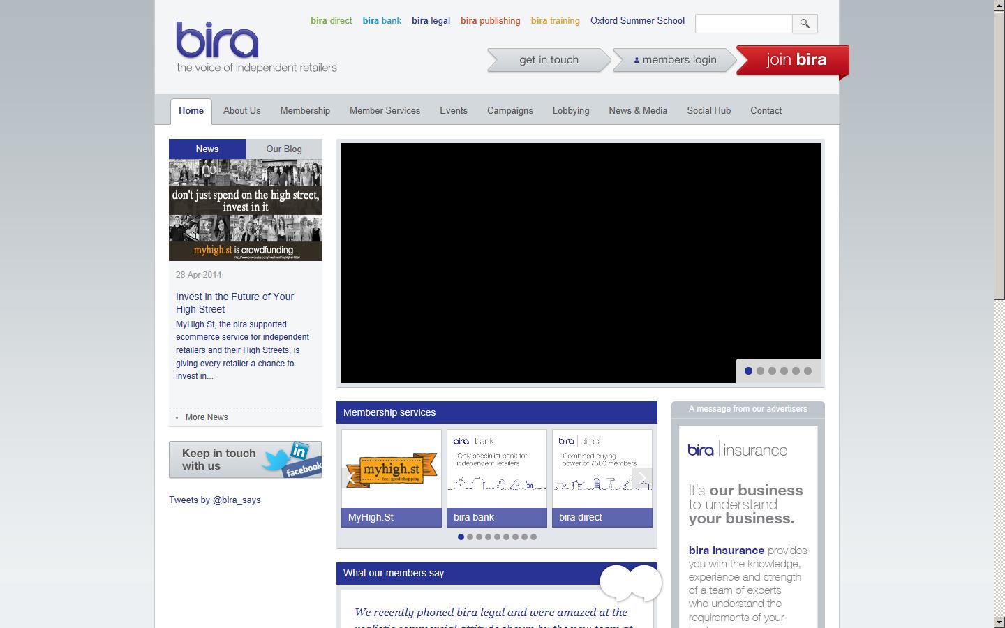 British Independent Retailers Association Website