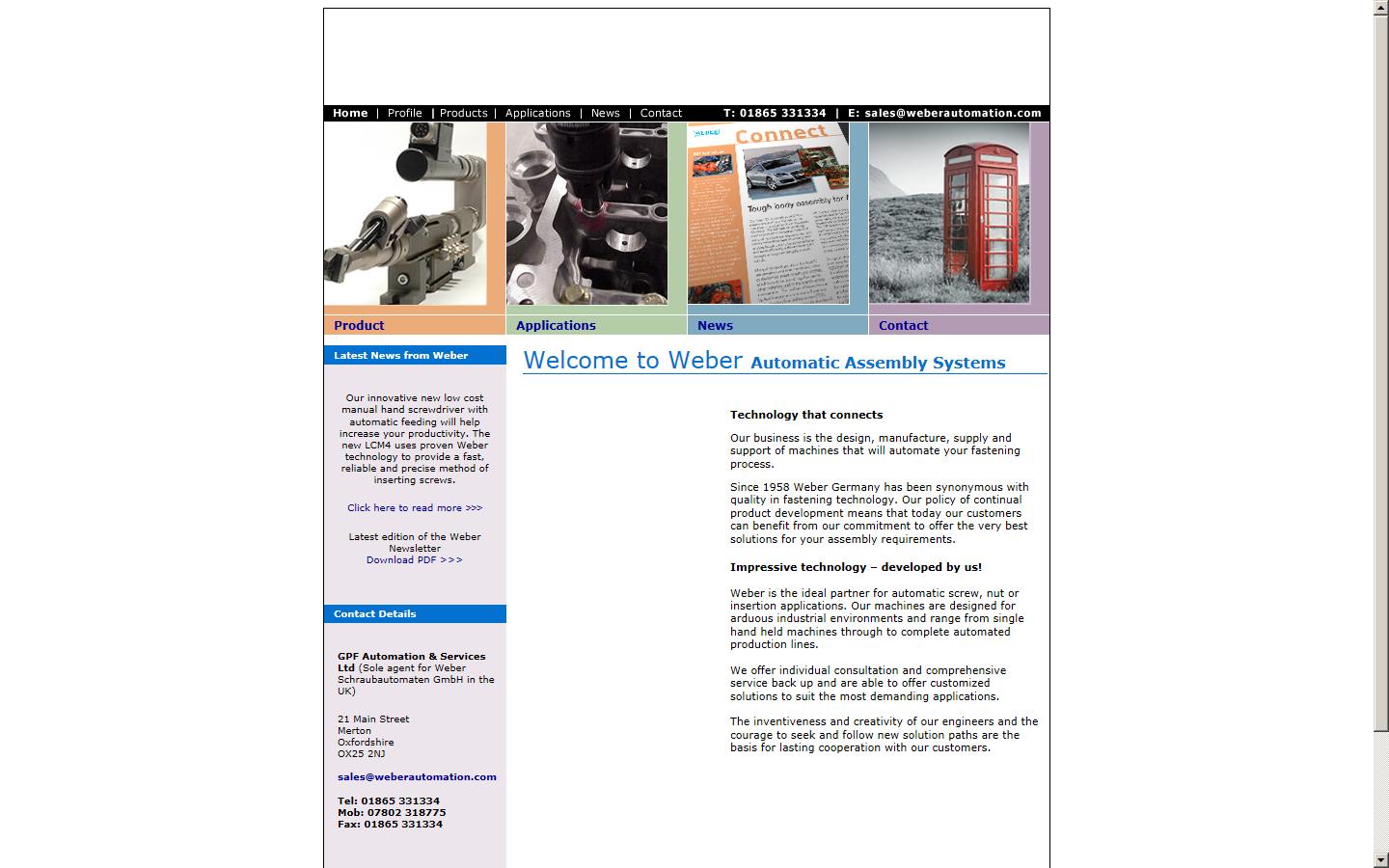 GPF Automation & Services Ltd Website