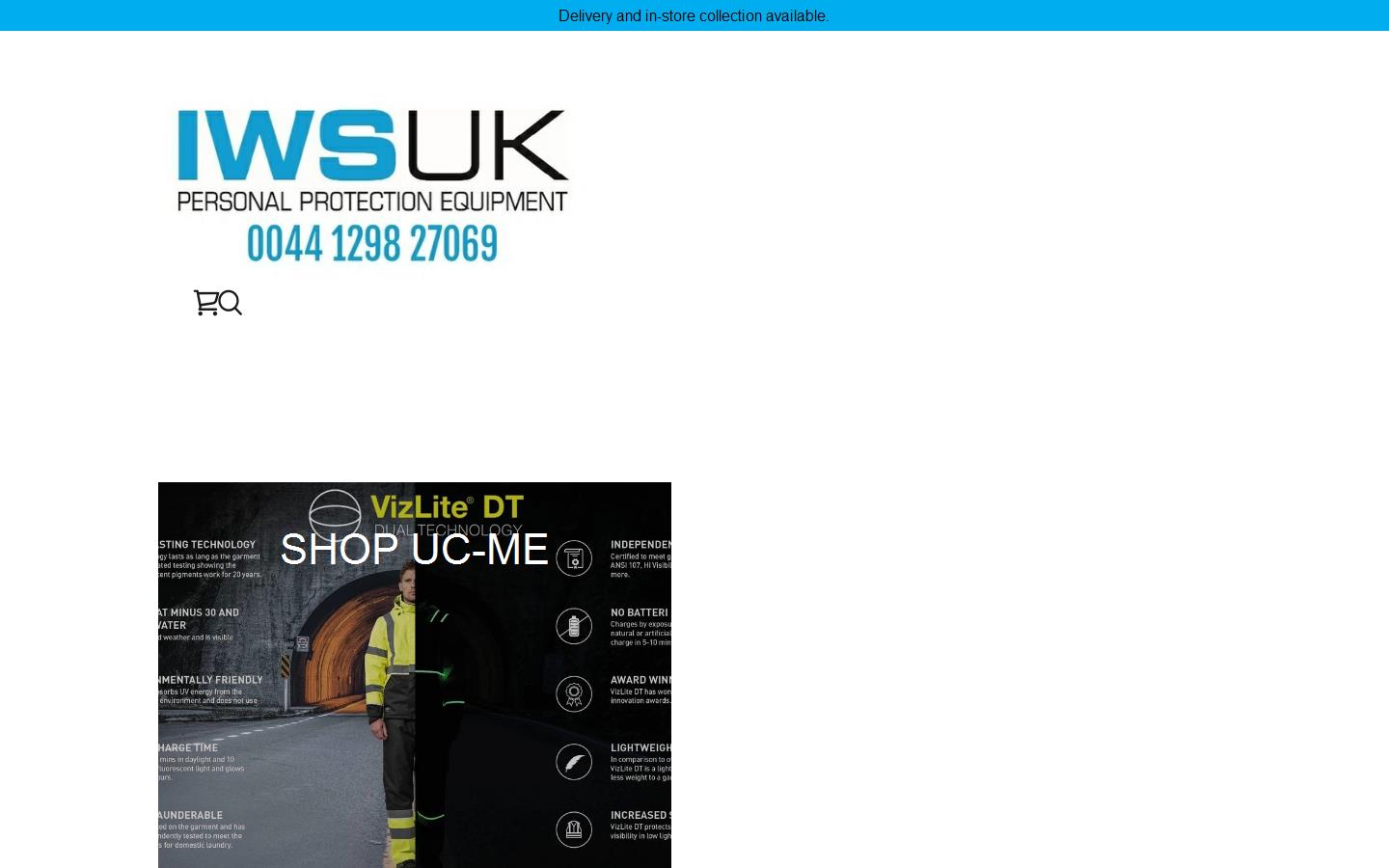 IWS Safety Clothing Website