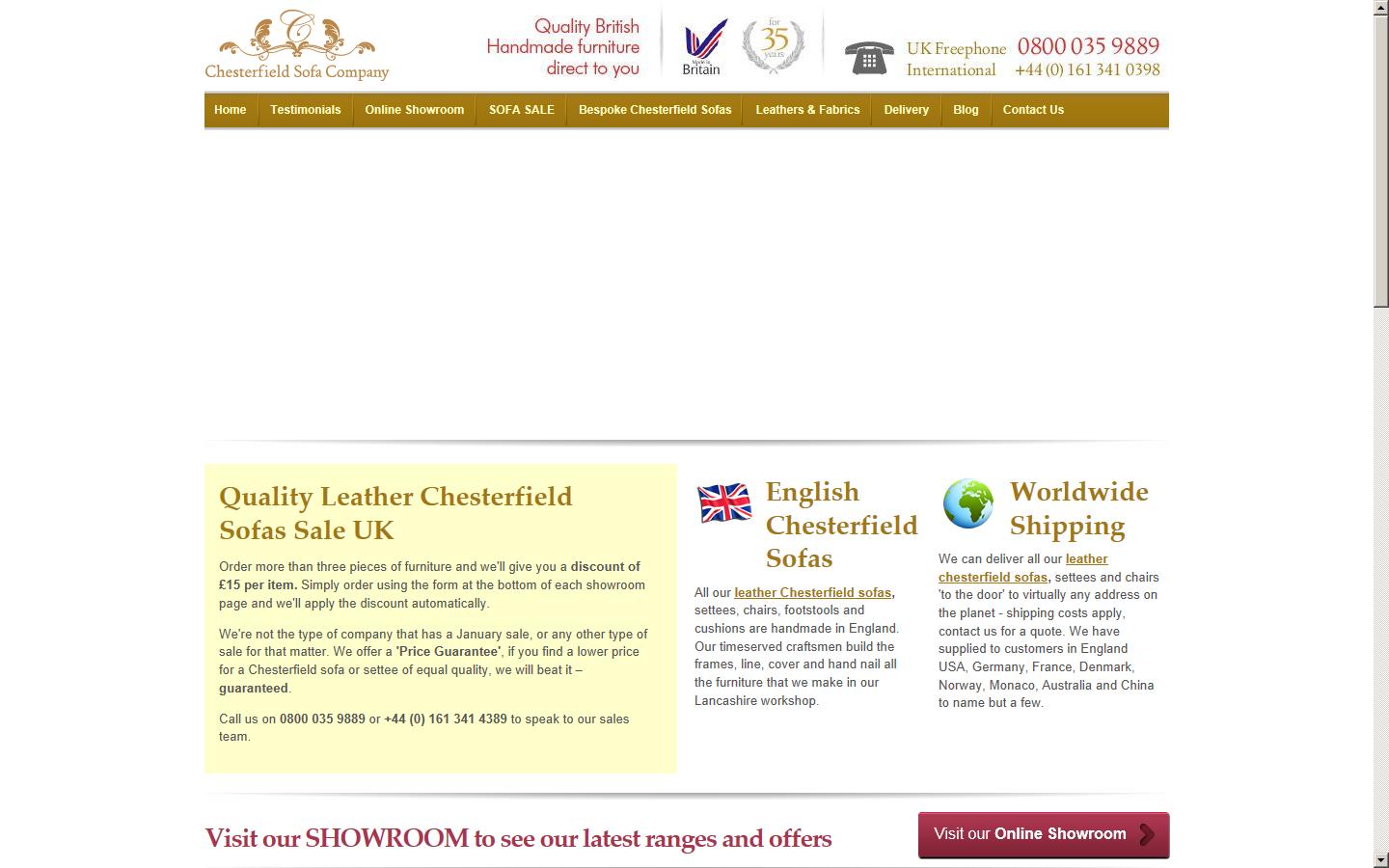 Chesterfield Sofa Company Website
