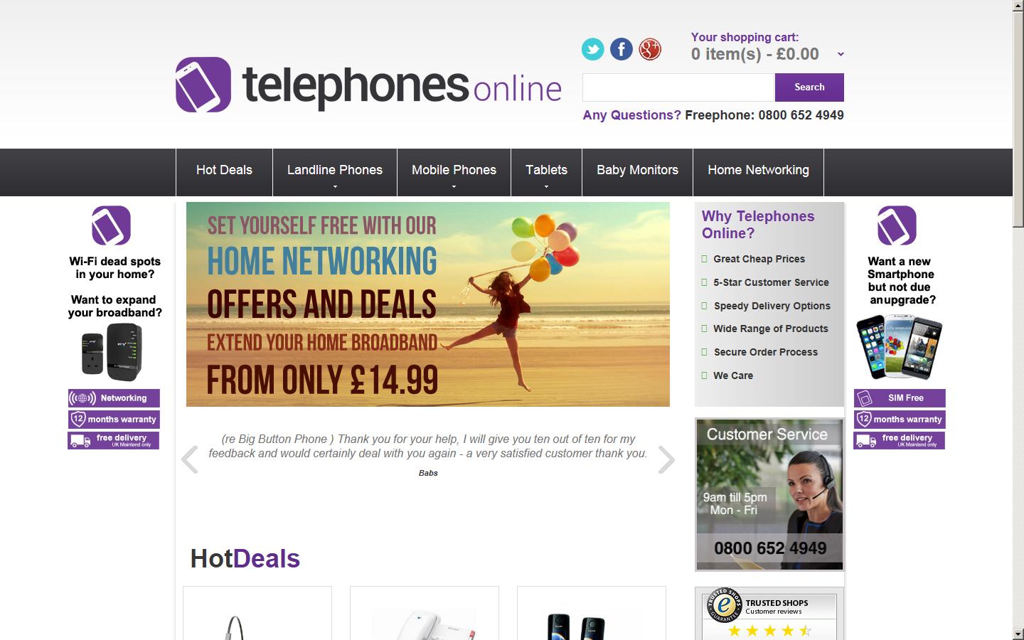 Telephones Online Website