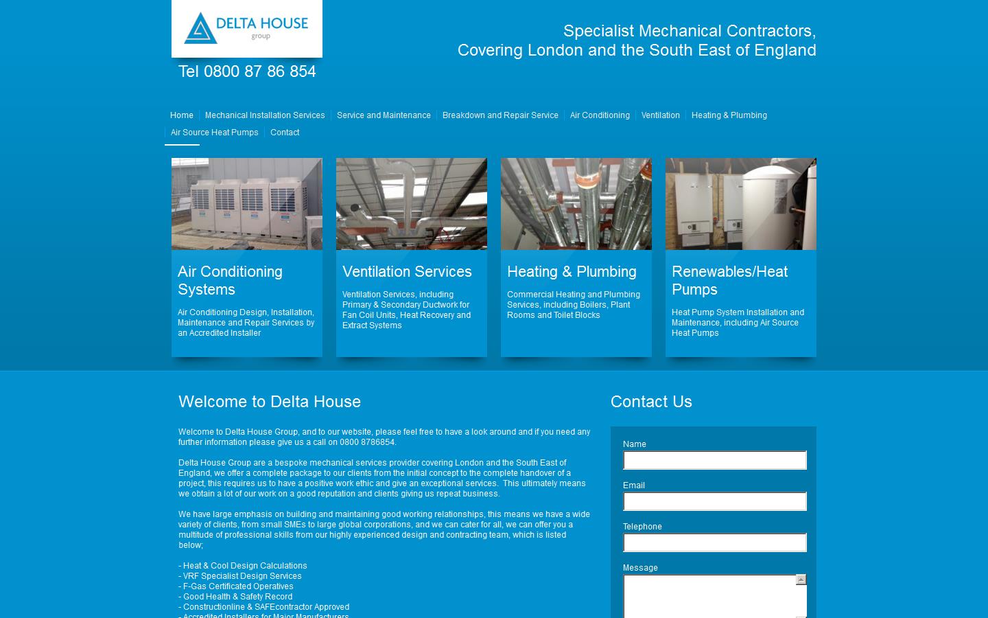 Delta House Group Website