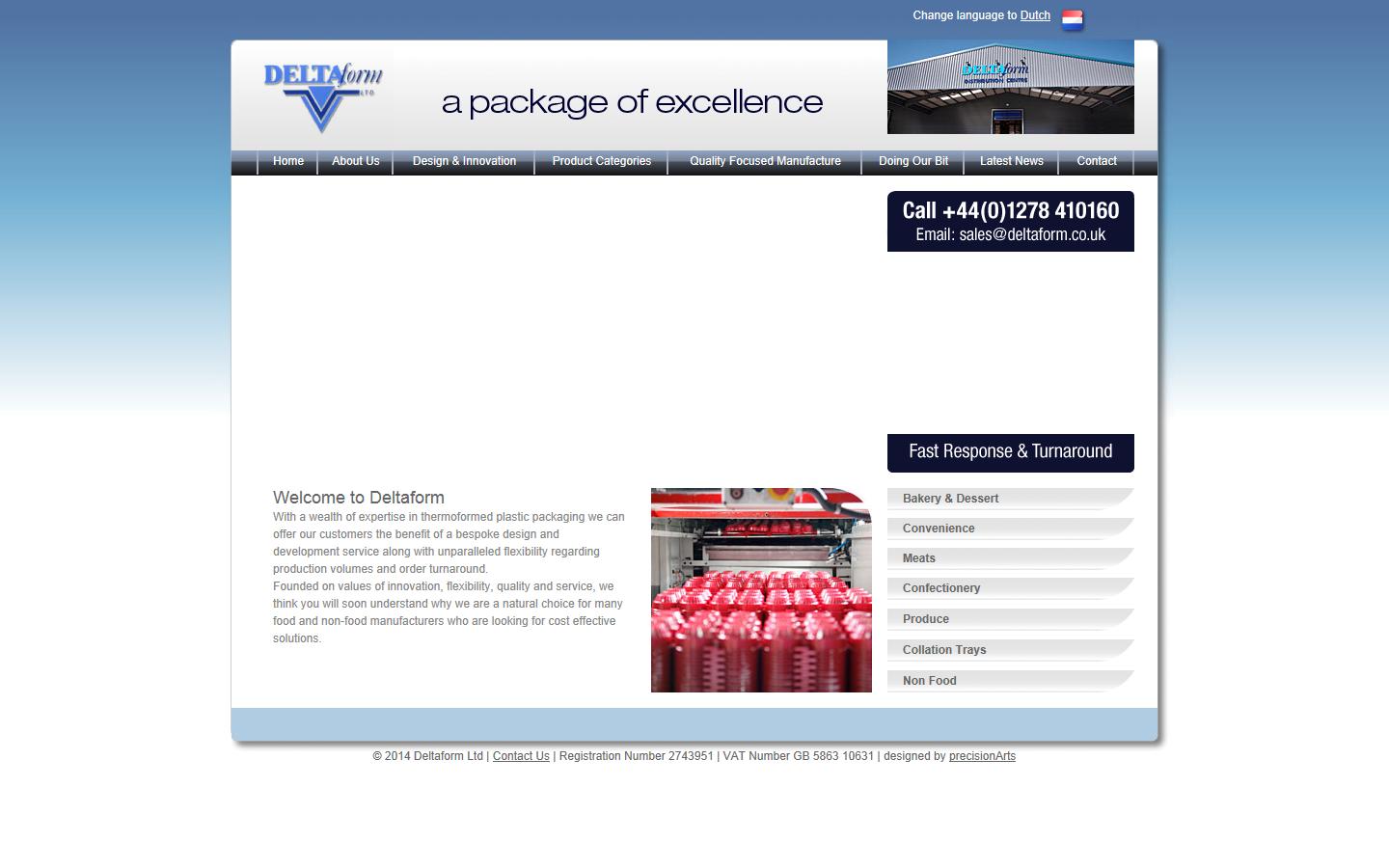 Deltaform Ltd.  Website