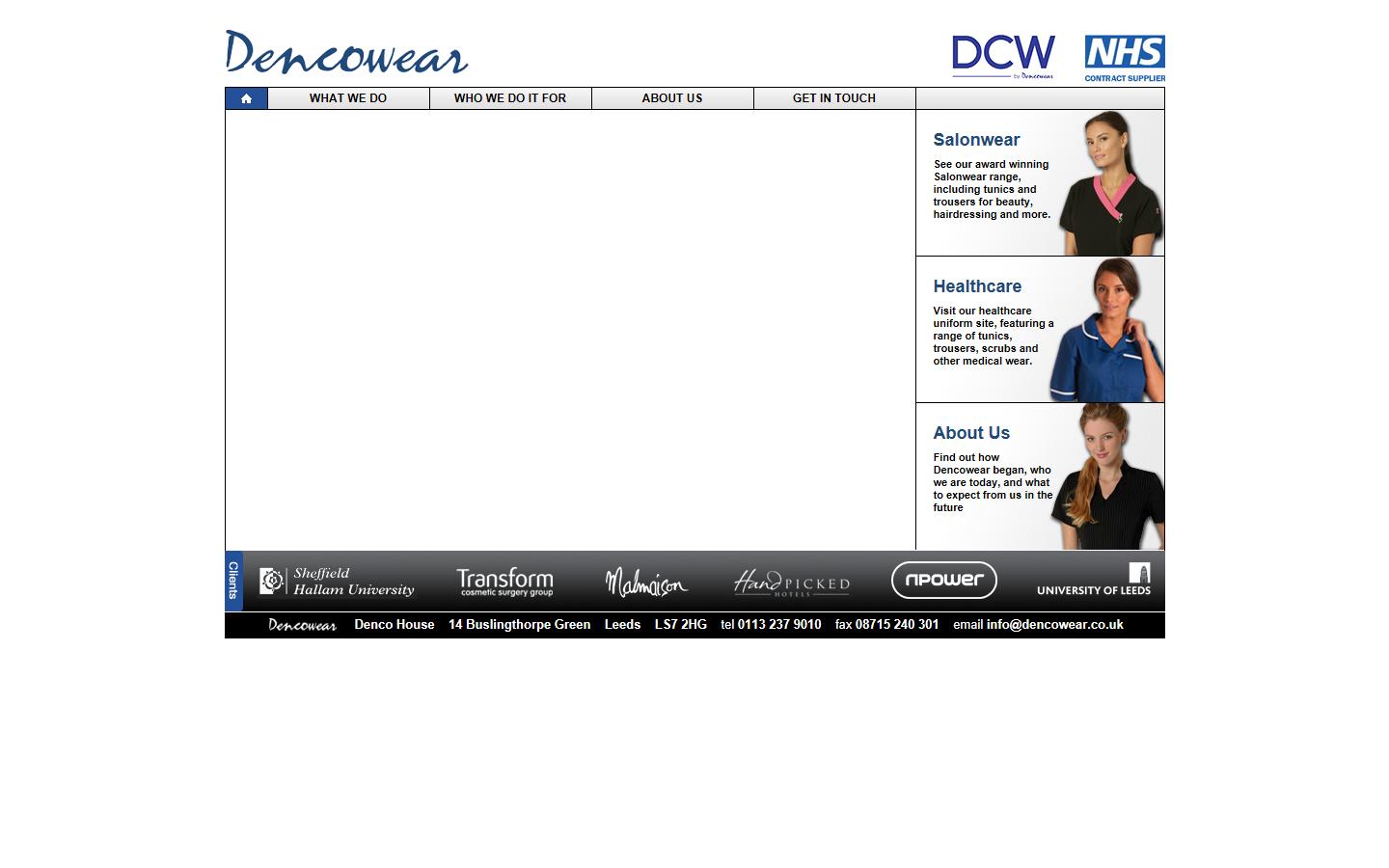 Den-Co-Wear Ltd Website