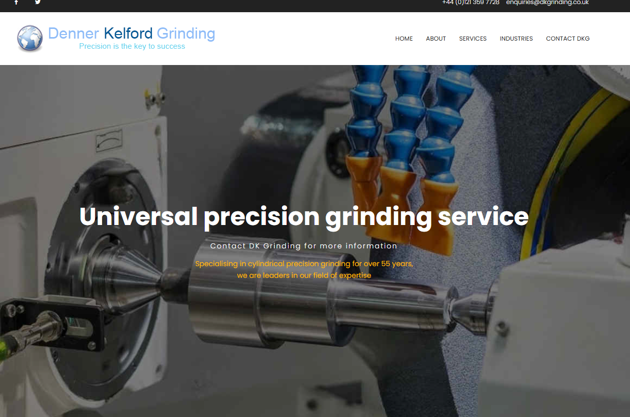 Denner Kelford Grinding Ltd Website