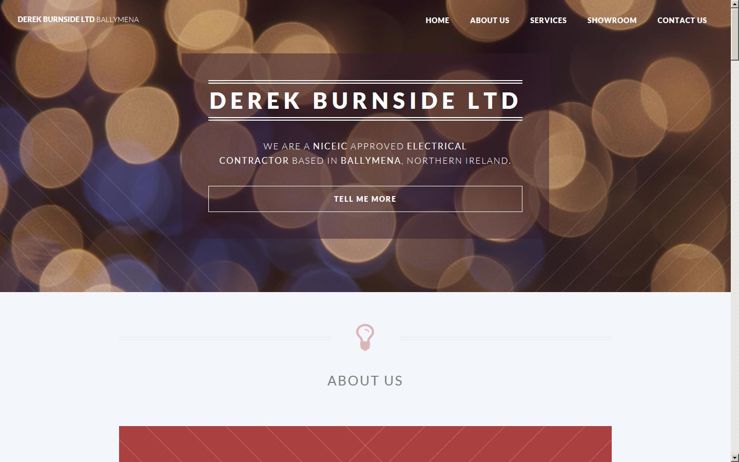 Derek Burnside Ltd. Website