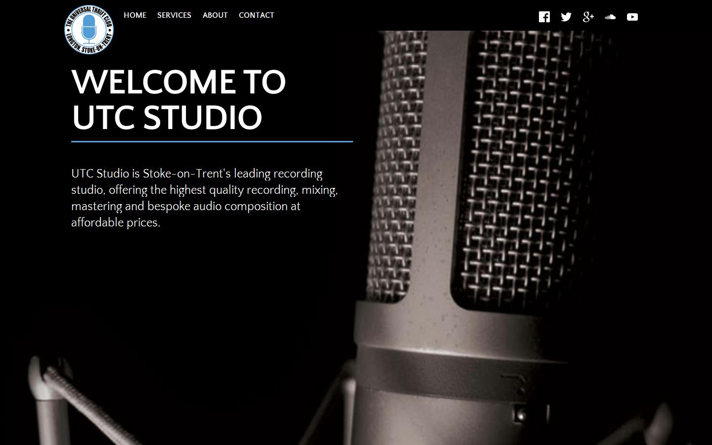 The Universal Thrift Club Recording Studio Website