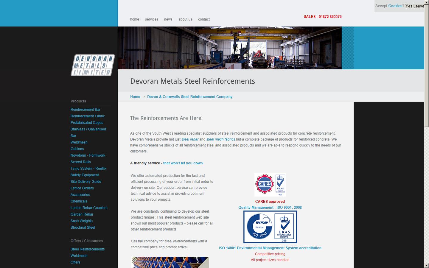 Devoran Metals Ltd Website