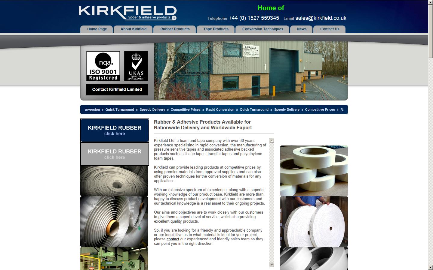 Kirkfield Ltd Website