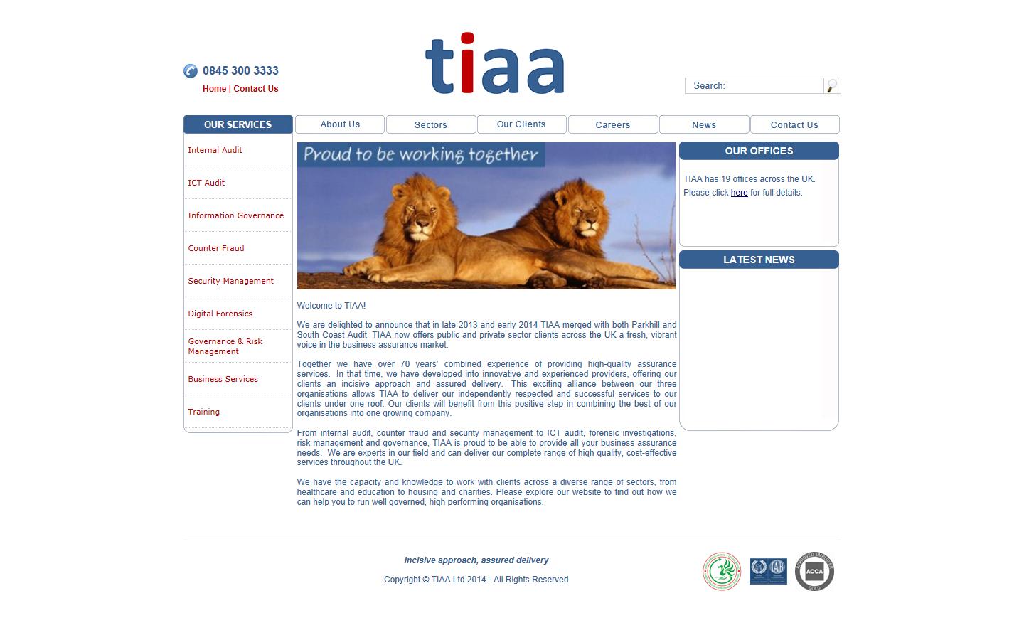 TIAA Ltd Website