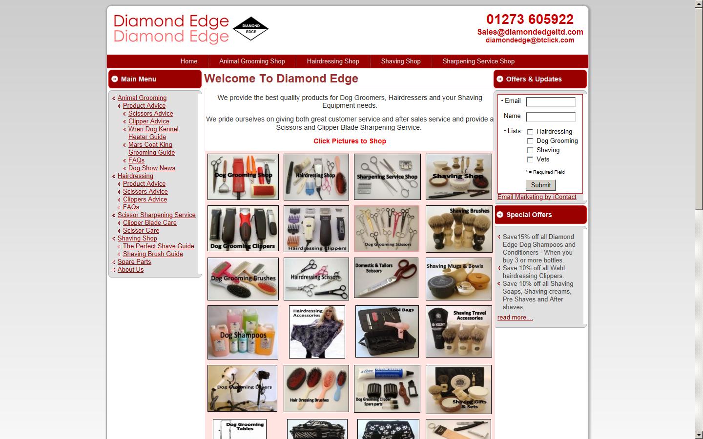 Diamond Edge Ltd. Website