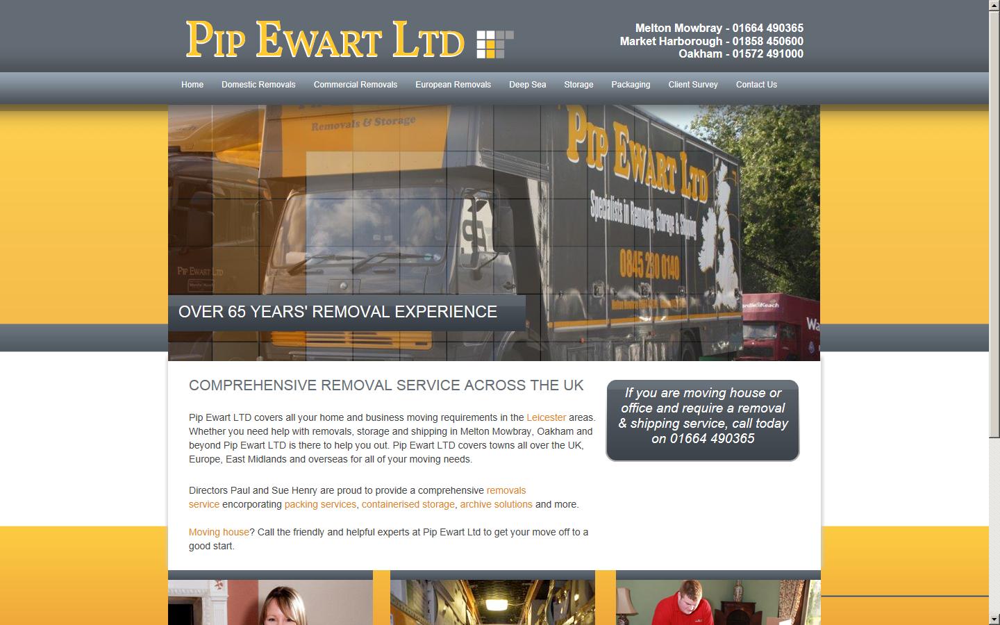 Pip Ewart Ltd Website