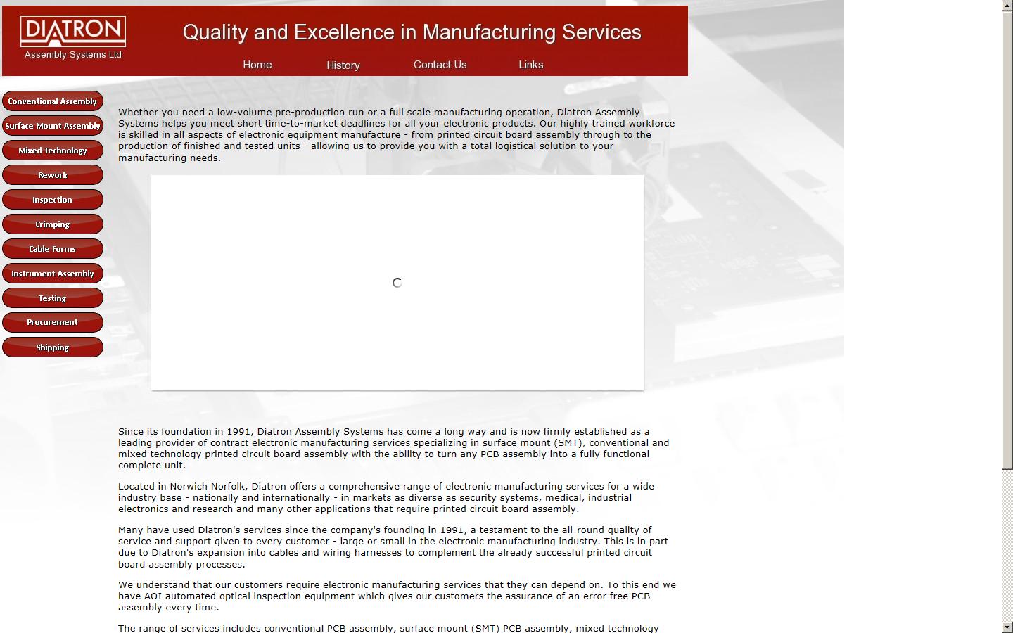 Diatron Assembly Systems Limited Website